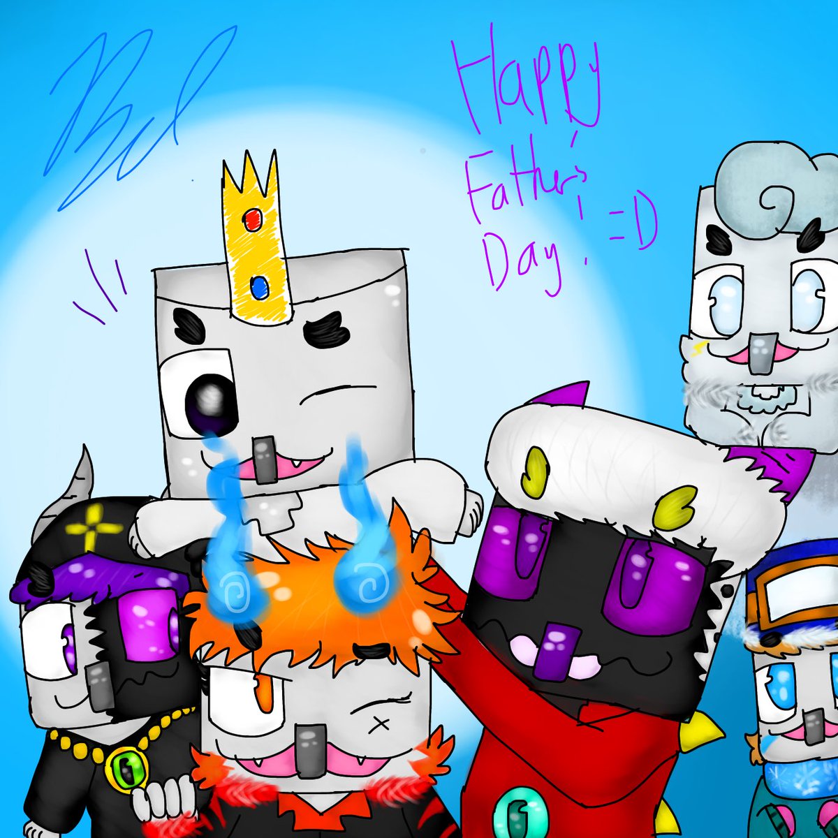 Bluegaming999's tweet photo. Happy Father’s Day to my fanchildren :D #archillager https://t.co/fUOypoiUuE