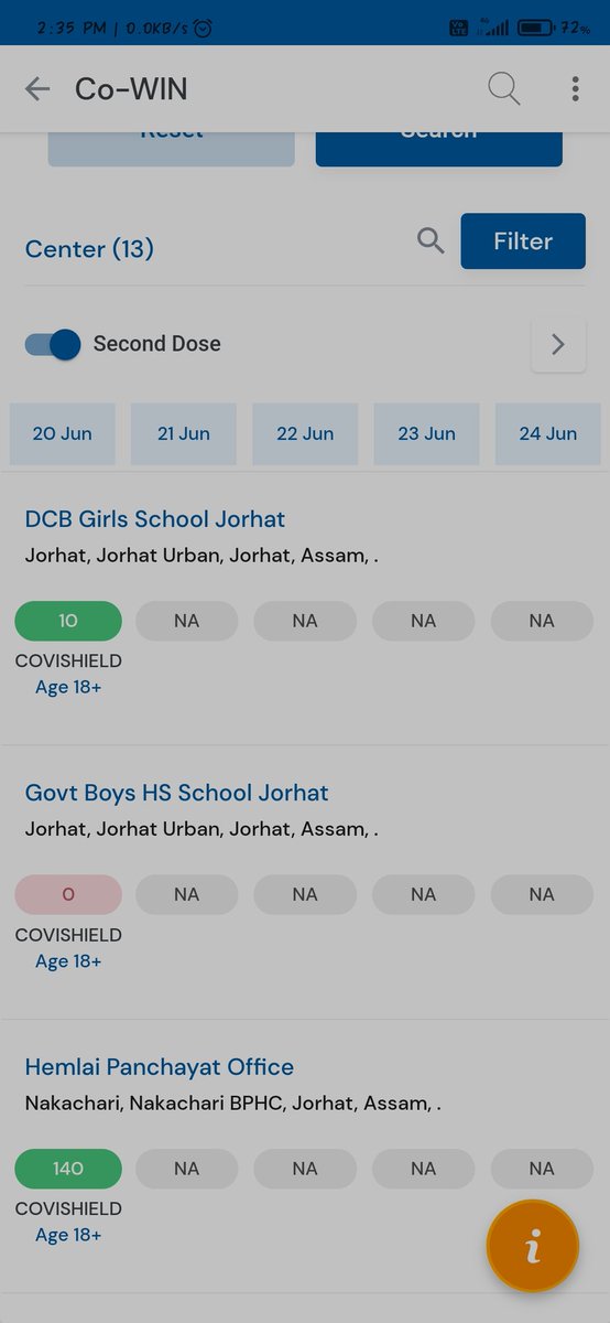narasimhaprasa4's tweet photo. People are waiting for covaxin 2nd dose.. why covieshield 2nd dose is uploading in cowin portal for online booking, why not covaxin??? Kindly reply @NhmJorhat @keshab_mahanta @nath_ngatey https://t.co/ujSejXhIv3