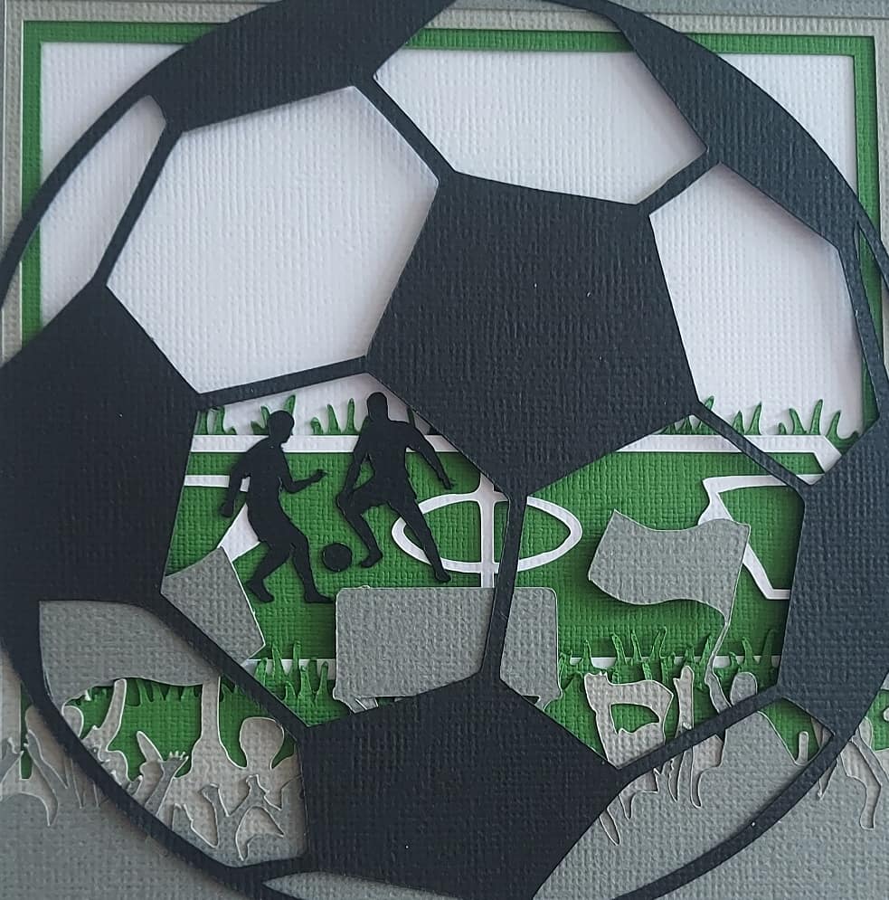 cardsbychrissie's tweet photo. Special #fathersday wishes to both my husband Andy and my dear old Dad. Cards had to be #football themed, especially with the Euros on currently. Special love to them both, two very special and much loved men in my life ❤⚽️❤

#diecutting 
#cricut 
#jennifermaker https://t.co/n29Ri6194x