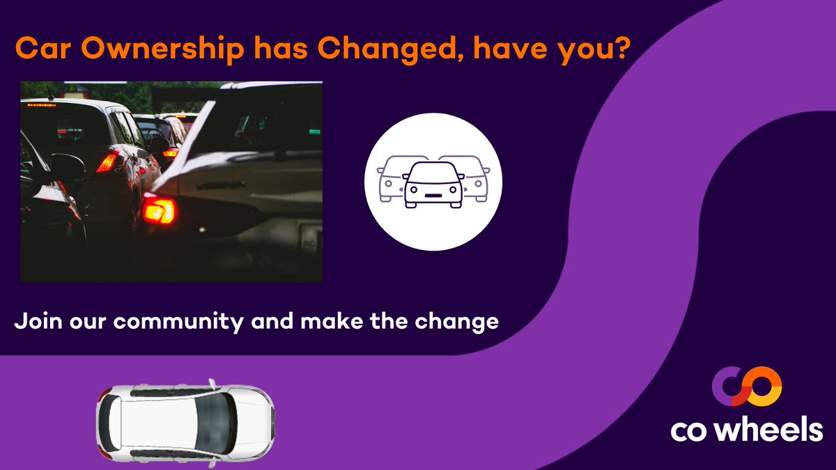 Co_wheels's tweet photo. Have you considered ditching your personal car and going car-less? You can get the best of both worlds with Co Wheels, the freedom of having a car and only paying for it when you need one. Check out our blog and taking the first step towards change: https://t.co/55rTyxoncI https://t.co/BJZ1ppBJNl