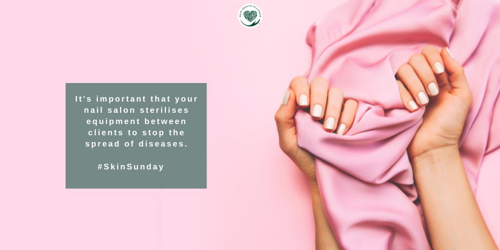 skinhealthall's tweet photo. It's important that your nail salon sterilises equipment between clients to stop the spread of diseases. #SkinSunday ⠀
⠀
#SkinHealthAlliance https://t.co/yl0xCK2gz4