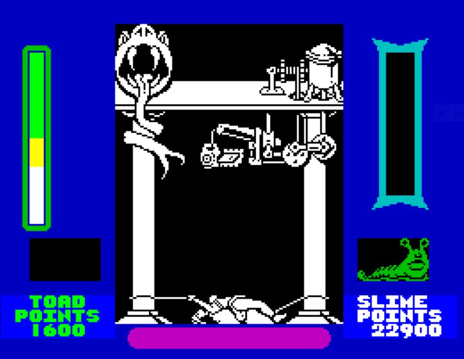 JulzMunczy's tweet photo. Another #ZXSpectrum game I discovered from #CrashMagazine #CosmicWarToad , lots of minigames to cross the void and stop that saw blade. #retrogaming https://t.co/FTWTOQ4zWb