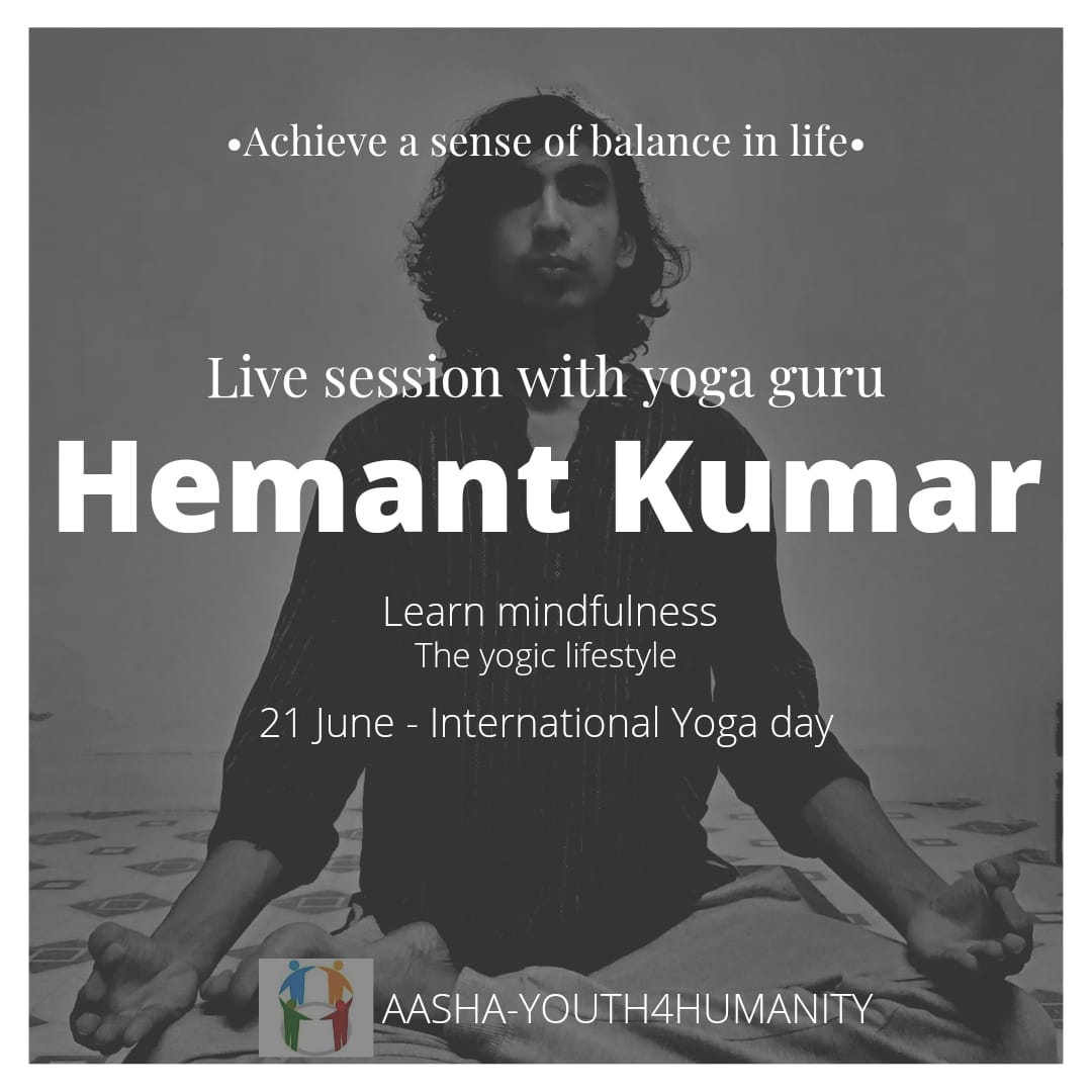 aasha_humanity's tweet photo. Catch us live on 21st June International Yoga Day🌼💫
#YogaDay #YogaForWellness #StayHome #immunity #asans #yoga https://t.co/sSsQ3WKNpf
