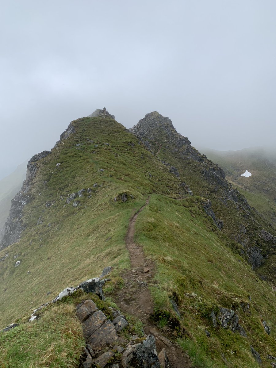 dektasker's tweet image. Walking #OutAndAbout in Kintail yesterday and followed the #walkhighlands route for a gray and moody a’Chralaig and Mullach Fraoch Choire. Sod’s law it cleared as I came off.