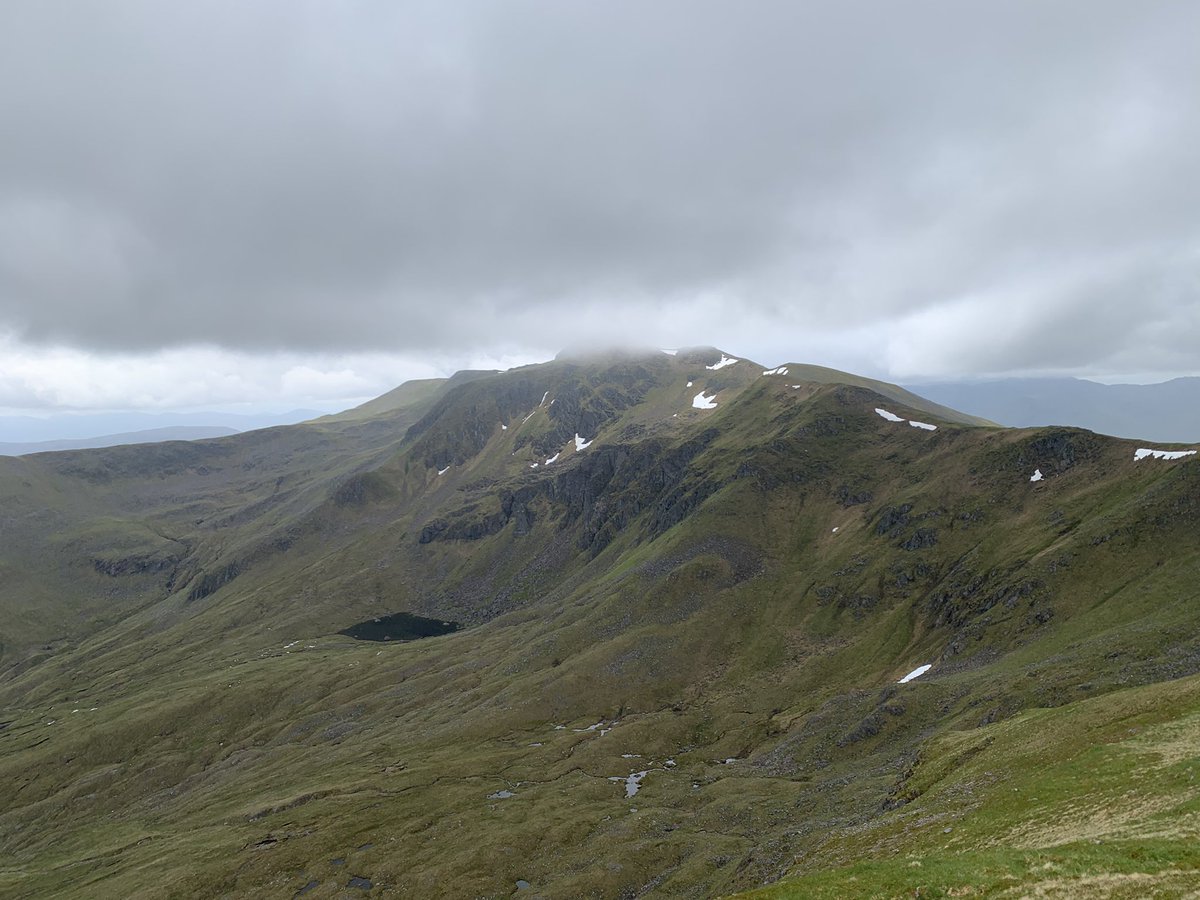 dektasker's tweet image. Walking #OutAndAbout in Kintail yesterday and followed the #walkhighlands route for a gray and moody a’Chralaig and Mullach Fraoch Choire. Sod’s law it cleared as I came off.