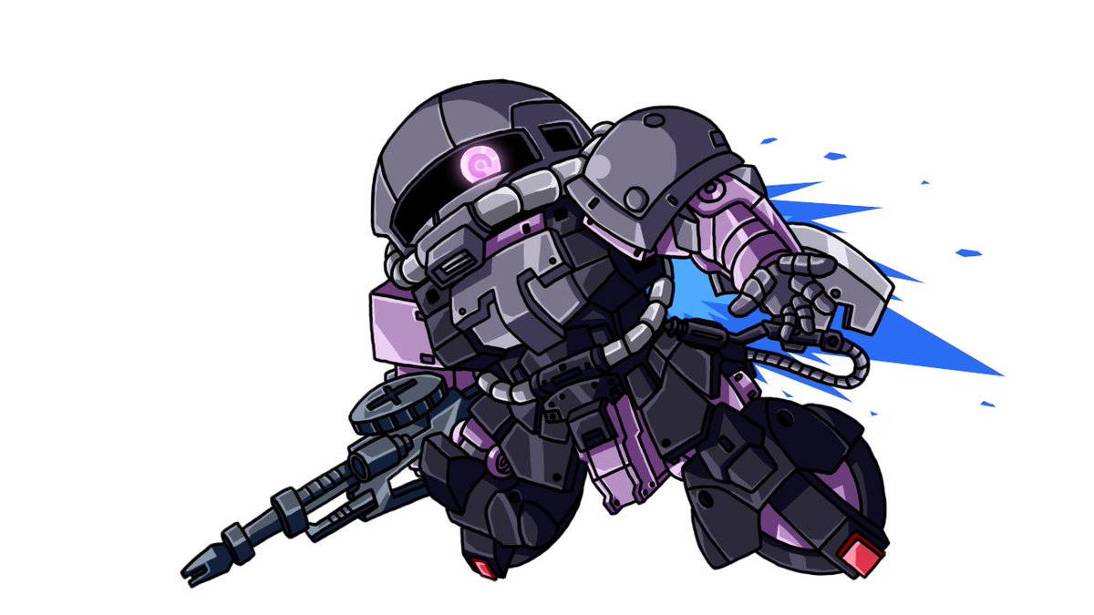 久々にsdガンダムから宇宙用高機動試験型ザク描いてみました こいつの設定画があ あべし 自律神経失調症に負けない のイラスト