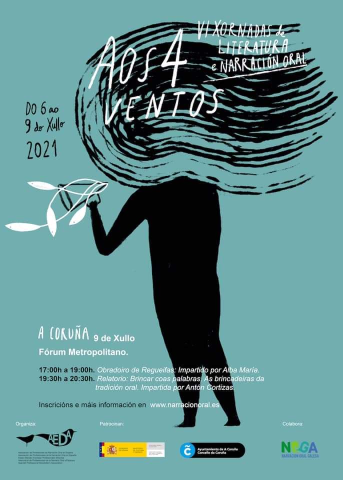 Colectivo Noga (@colectivonoga) on Twitter photo Chegan as VI Jornadas de Narración Oral y Literatura de <a href="/_AEDA_/">AEDA Narración Oral</a> Desta volta estas xornadas viaxarán chegando co nordés ata A Coruña o 9 de xullo!! Alí estará NOGA para acollelas e compartir.
Aquí toda a info para vos inscribir.
narracionoral.es/index.php/es/d…
#NarraciónOral #Aeda Chegan as VI Jornadas de Narración Oral y Literatura de <a href="/_AEDA_/">AEDA Narración Oral</a> Desta volta estas xornadas viaxarán chegando co nordés ata A Coruña o 9 de xullo!! Alí estará NOGA para acollelas e compartir.
Aquí toda a info para vos inscribir.
narracionoral.es/index.php/es/d…
#NarraciónOral #Aeda
