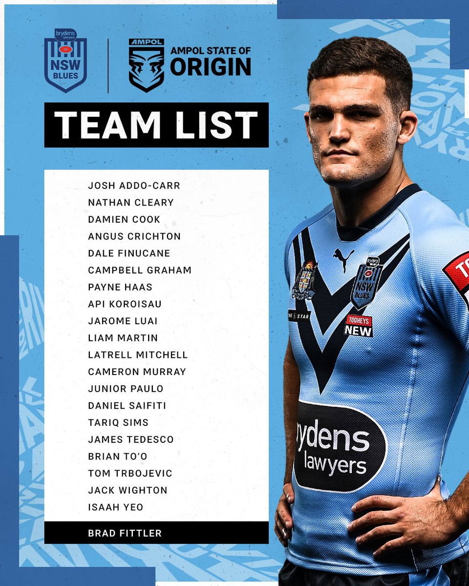 NRL's tweet photo. The boys in BLUE are locked in for #Origin II 🔐 https://t.co/mPABQv7O79