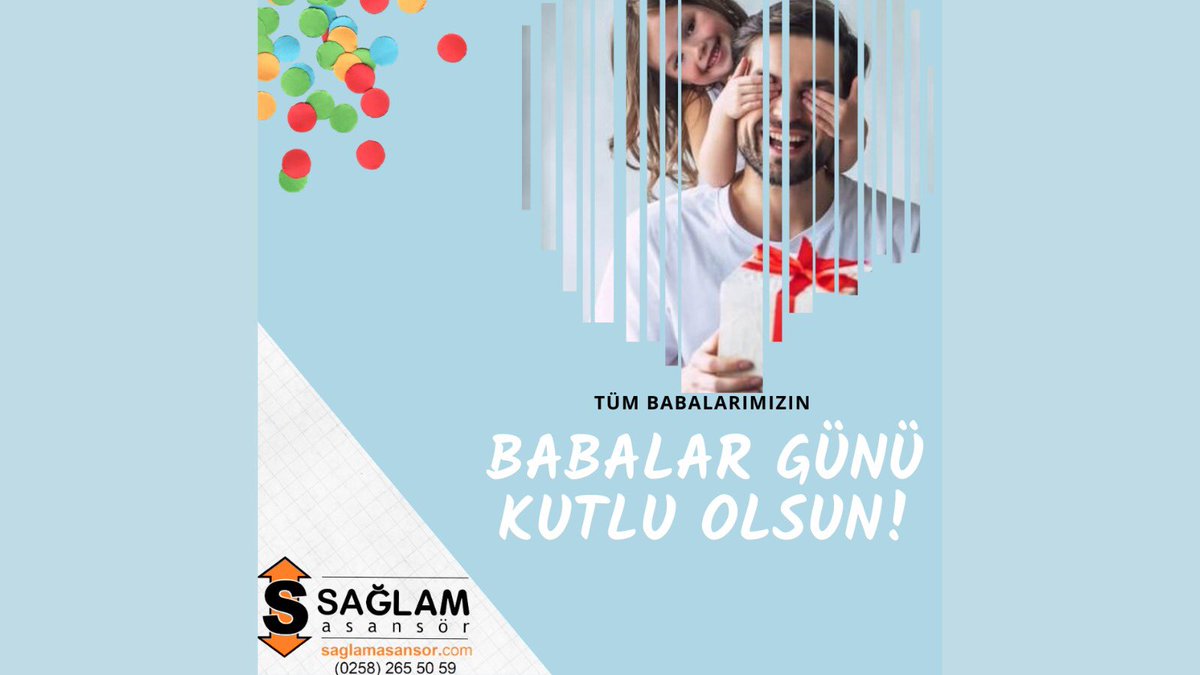 Varlıklarıyla bize güç katan, her zaman yolumuzu aydınlatan tüm babalarımızın #BabalarGünü kutlu olsun. 
#SaglamAsansor
#Denizli
#Turkey