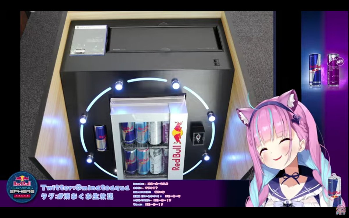 湊あくあ生放送 X レッドブル Hotワード 湊あくあ生放送 X レッドブル Hotワード