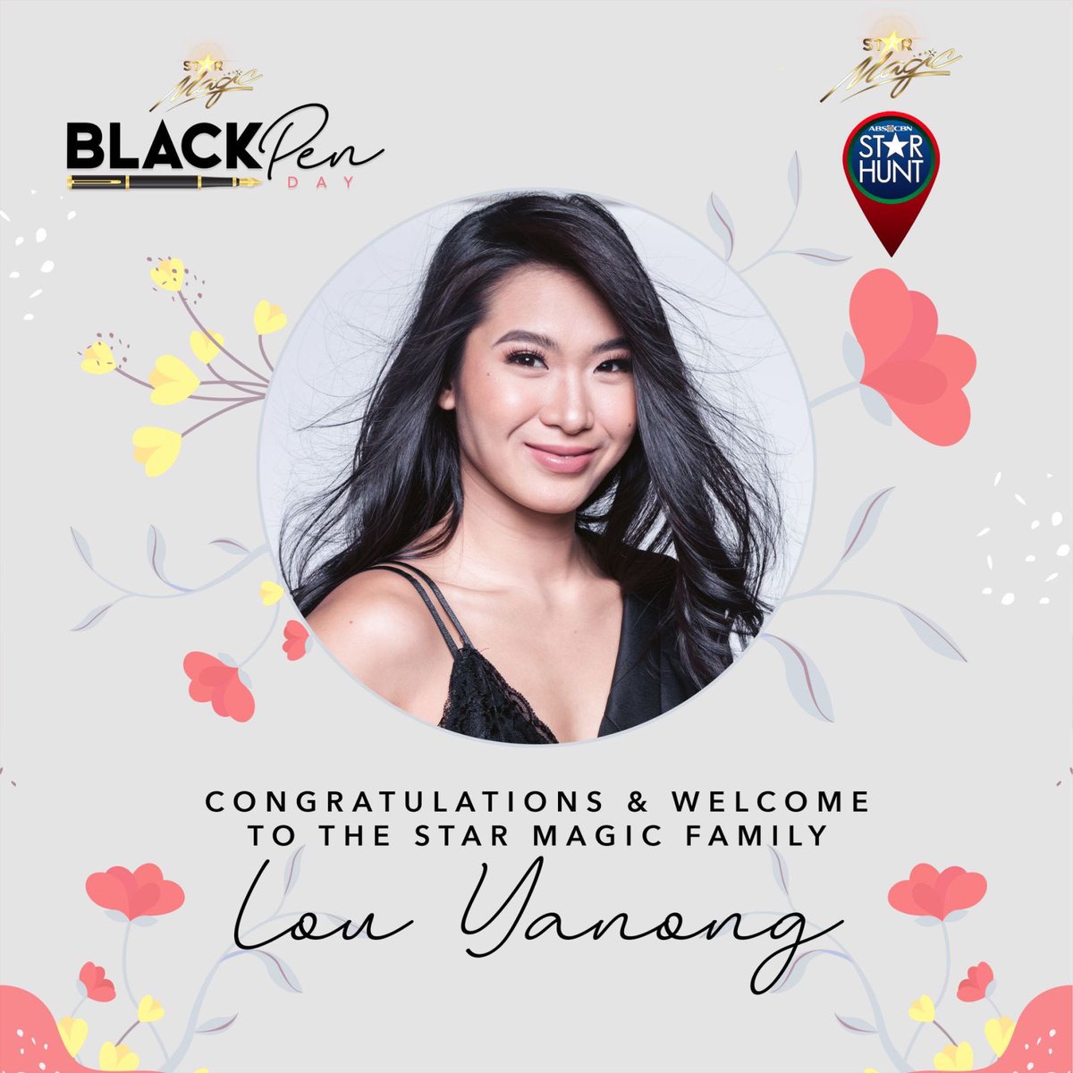 Here's to a bright, new chapter with the newest Star Magic artist, <a href="/louyanong/">Lou Yanong</a> #StarMagicBlackPenDay