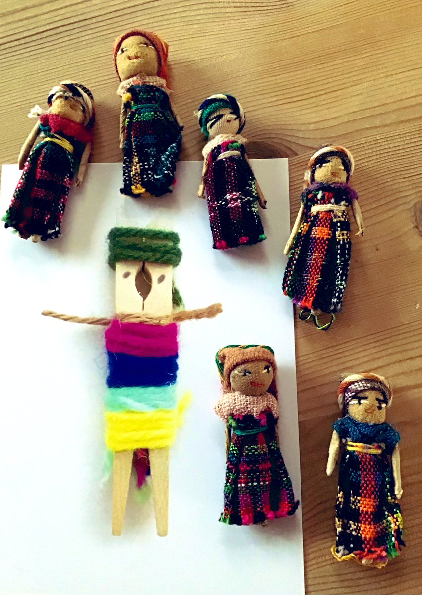 NJMIdeas's tweet photo. Super new peg characters emerging from a ‘workshop in an envelope’. Portraits of these charismatic peg people will appear in the @JusticeMuseum project lab until the end of June. Alongside a conversation about ‘welcome’ #WeCannotWalkAlone #WorryDoll #creativity #RefugeeWeek2021 https://t.co/PBwh8LPC0x