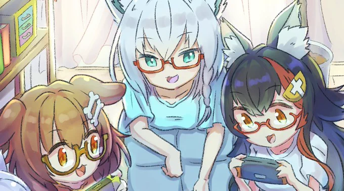 みそのでんぱちさん主催のホロライブ眼鏡合同誌「アイは愛鏡」に参加させていただきました👓
素晴らしい方ばかりの合同誌になっております!

メロンブックスにて予約が開始しておりますのでご興味のある方は是非!! https://t.co/piAs6rpGiy 