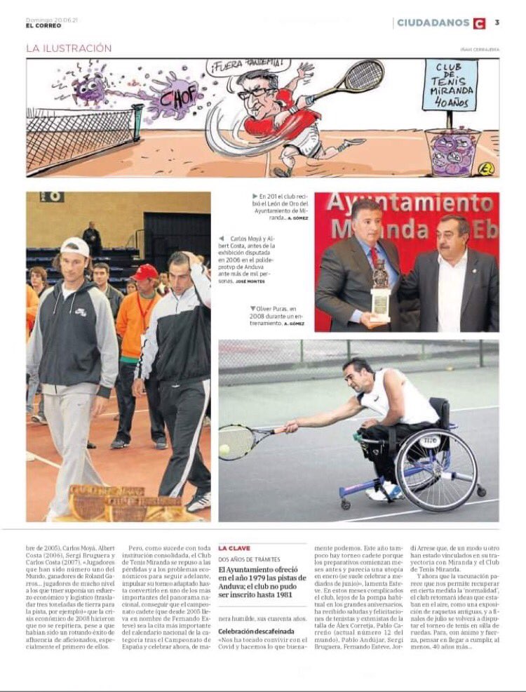 En el Correo hoy se habla de Tenis y recordamos a los pioneros de este deporte, pero también a los que han pasado y a los que están en la actualidad, lo importante es que gane el deporte. ¡Seguimos! <a href="/CiscoGarVe/">Cisco García</a> <a href="/FERNANDOESTEVE7/">FERNANDO ESTEVE</a> <a href="/nagoraki/">RAKEL MOYA</a> <a href="/10martinrocca/">Martín Rocca</a> <a href="/lolopastrana1/">@lolopastrana</a>