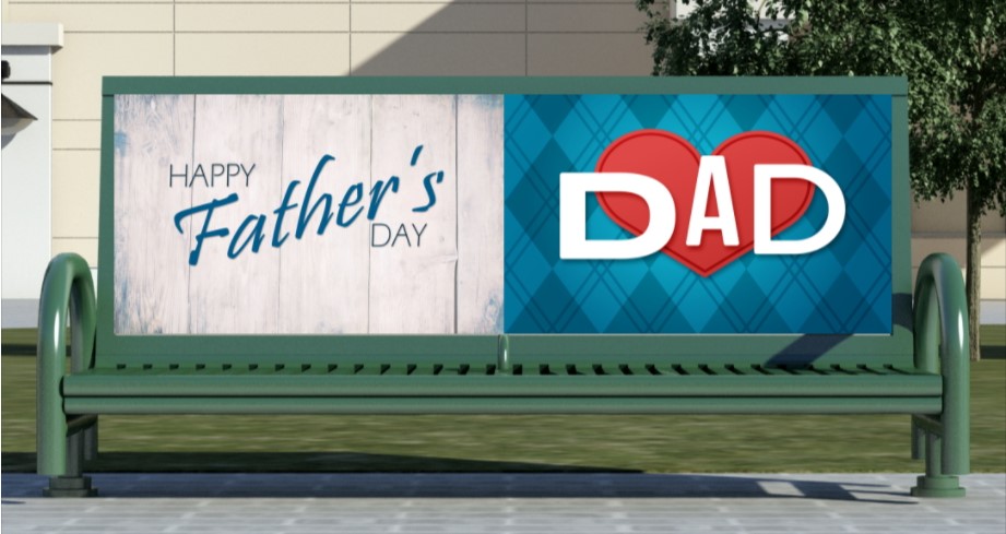 To all the #dads Around the World 🌎 Happy #Fathersday
.
.
.
.
.
#insitesm #busbenchad #dad #girldad #ooh #ooutdooradvertising #outdoormediaadvertising #greatestdad #dadlife #busshelteradvertising #boydad