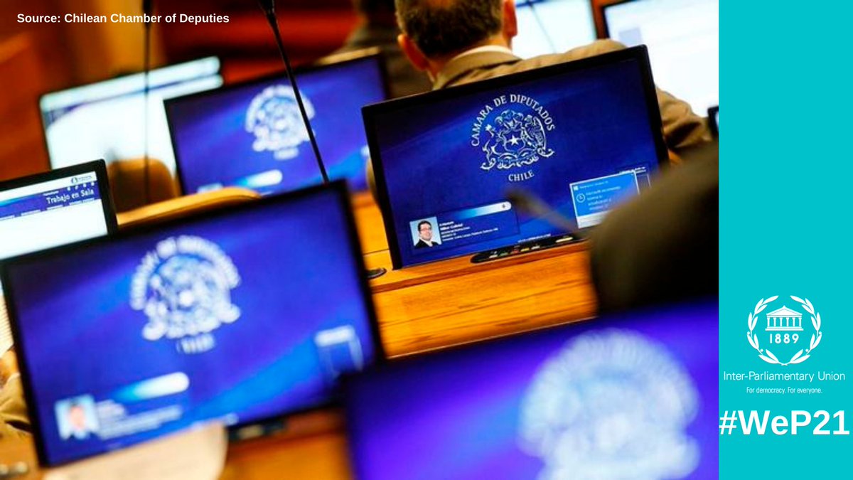 IPUparliament's tweet photo. Tras el brote de COVID19, @Camara_cl en seguida desarrolló nuevos sistemas digitales para compartir información y consolidar las competencias digitales de los #parlamentarios.
Más información sobre el uso de la #innovación en el Parlamento de #Chile
#WeP21
https://t.co/jOyphYJEbX https://t.co/10MWm8ie9K