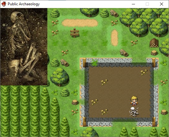 Screenshot Public Archaeology Game