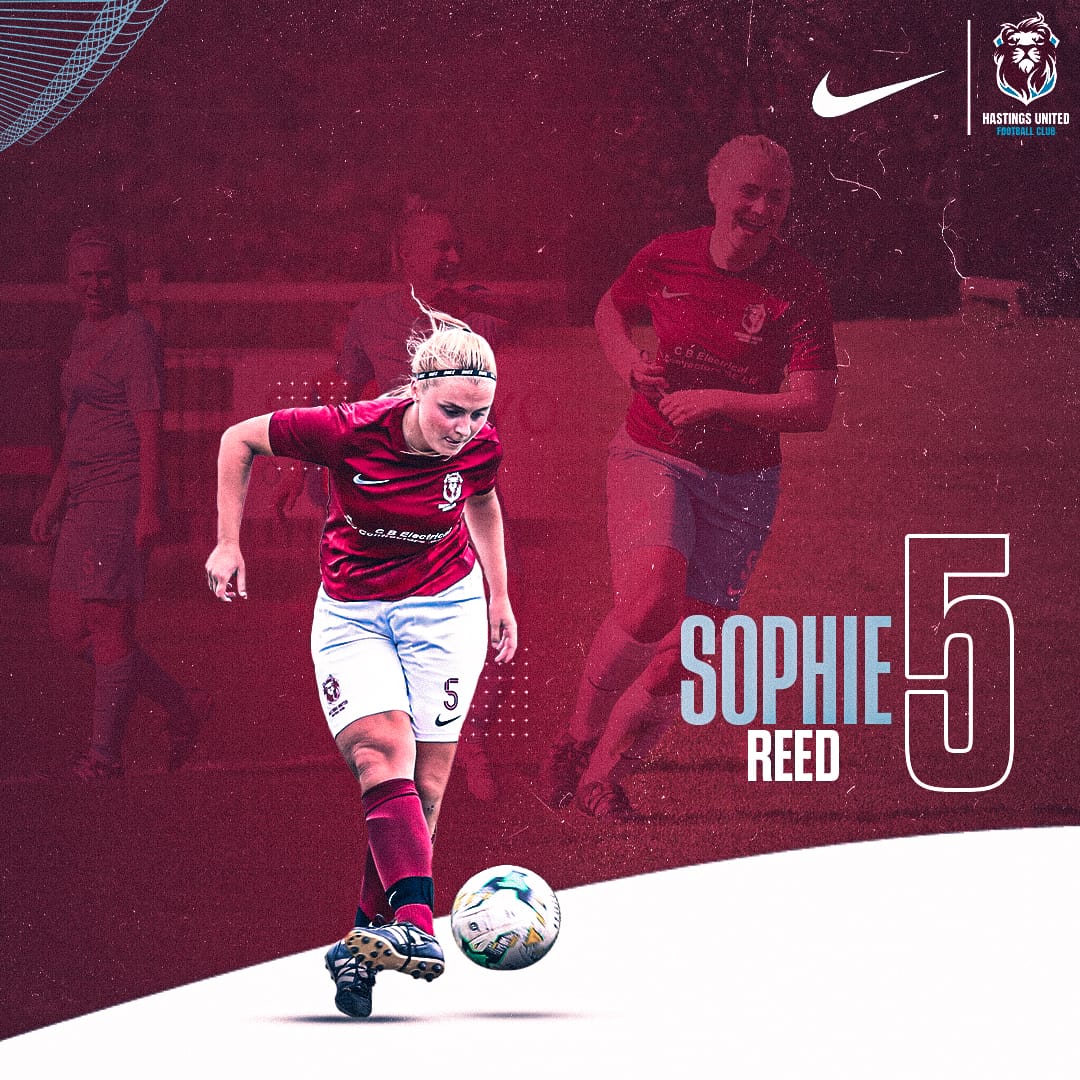REED REMAINS A 'U'

We are delighted Vice-Captain & Players' Player of the Year @sophiereed93 will remain at The TGS Pilot Field for another season.

READ MORE HERE: hastingsunited.com/news/2021/06/2…

#COYU 💨💨💨