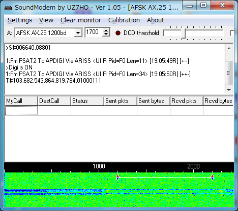 JA0CAW's tweet photo. PSAT-2 (NO-104) 08:00 UTC Packt ON and SSTV over Japan #psat2 #aprs #sstv #amsat https://t.co/qK1pIeM9Fl