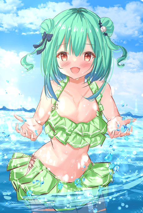 るしあちゃんと海デート🏖
#絵クロマンサー 