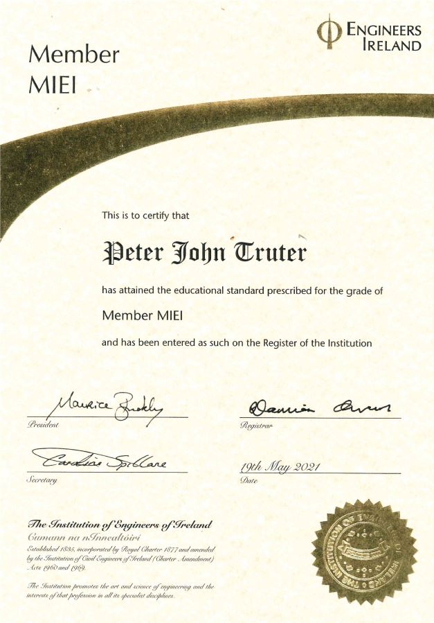 DouglasControl's tweet image. Congratulations to PJ Truter who joined @EngineerIreland xferring via Mutual Recognition Agreement from SA
Xferring from another country is 1 of many ways to join &amp;amp; engage with EI
We encourage all engineers to join professional bodies to learn from &amp;amp; contribute to the profession