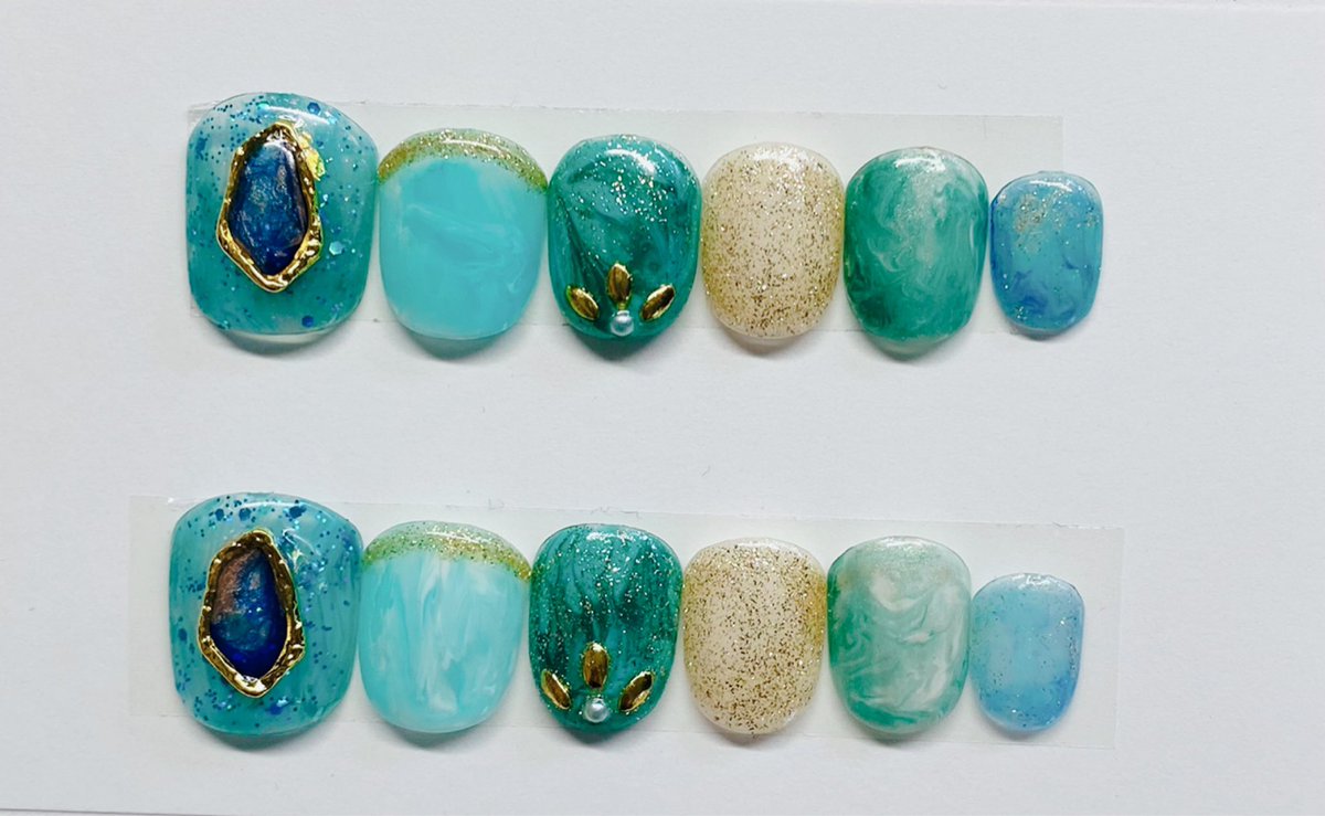 ジェルネイルアートデザイン