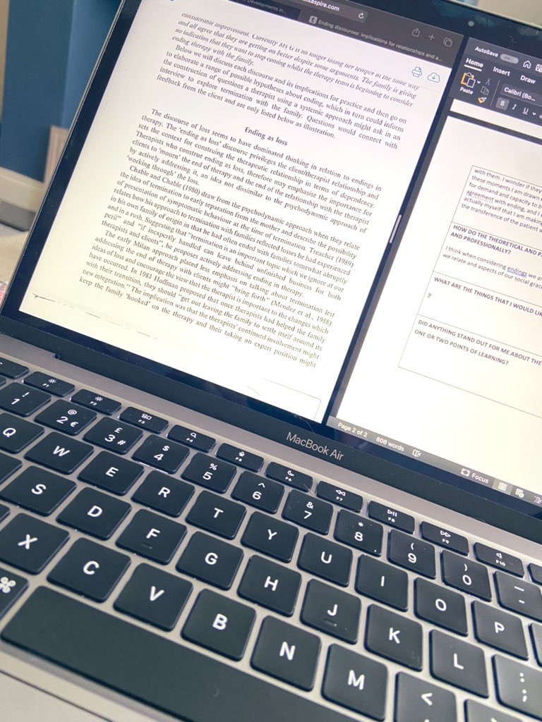 Last reflective log of the year in progress and what a year it has been. Focussing on endings today which prompted me to think about my next steps… MSc in September begins for the last leg of my journey to become a #familytherapist #systemicpsychotherapy  #pinchme
