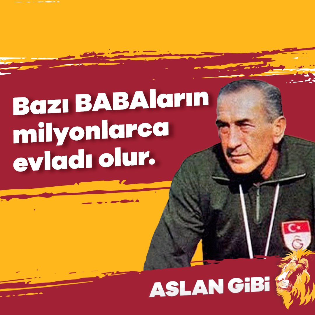 aslangibi_gs's tweet photo. Tüm babaların Babalar Günü’nü kutlarız.

#babalargünü #AslanGibi https://t.co/nB9CGtk98c