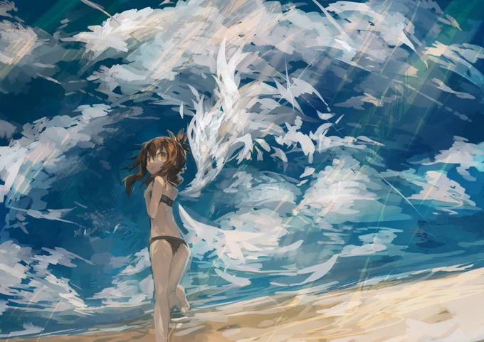 天使の砂浜 