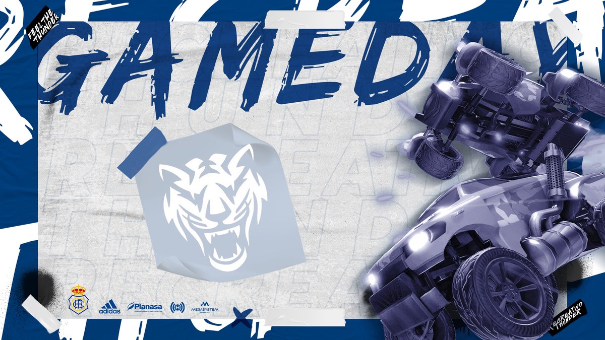 #CUPDAY🏆| #RocketLeague⚽️🚗

Esta tarde nuestra 'squad' de <a href="/RocketLeague/">Rocket League</a> disputará el Torneo #RawChallenge organizado por <a href="/EsportsRAW/">RAW Media León</a>. 

🕔|17:00h
📺|twitch.tv/rawmediaesports

¡No os lo perdáis!😊

#SeamosMás⚪️🔵
#FeelTheThunder⚡️