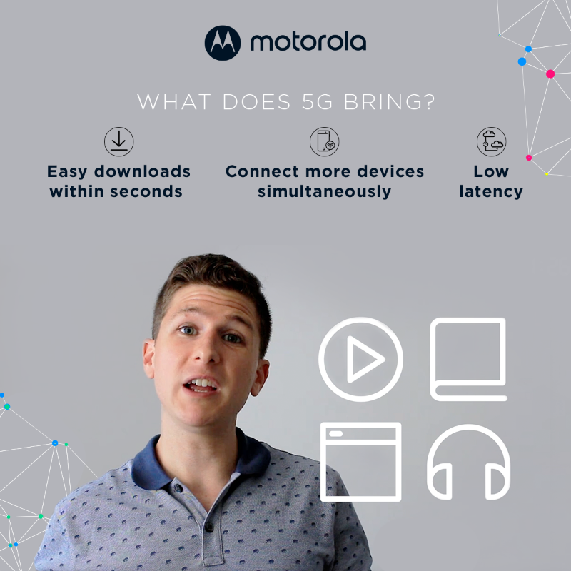 motorolaindia's tweet photo. Looks like you have some catching up to do! Here's a quick summary of everything that Chris Francica spoke about in the first episode of #2MinTech with #Motorola i.e., about 5G Wireless Networks. Scroll down or head to https://t.co/W5zlfcOq5K to watch it!