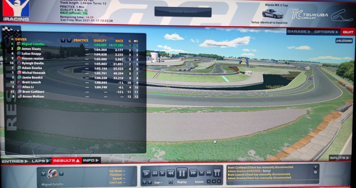 Pues le estoy cogiendo el gusto a esto de <a href="/iRacing/">iRacing</a> lástima que apenas tengo tiempo para dedicarle!!!