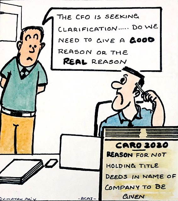 bcasglobal's tweet photo. From the lighter elements of BCA Journal (June 2021) cartoons by @IFRSVinayakPaiV
#BCAJ #BCAS #BCASGlobal #BCASvoice #Cartoon #CA https://t.co/rgLXdacf3f