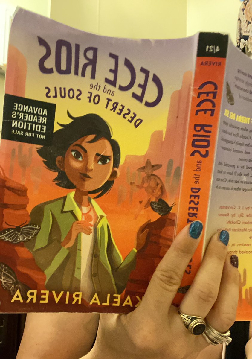 Sometimes I have to hide from children to be able to read. 🤣 This morning I’m hiding. Halfway into this incredible book. I just want to finish! I know 2 things so far: Ss are going to ♥️ it and I’m not as brave as CeCe. @Kaela_Rivera_ @HarperChildrens #the21ders #BookPosse