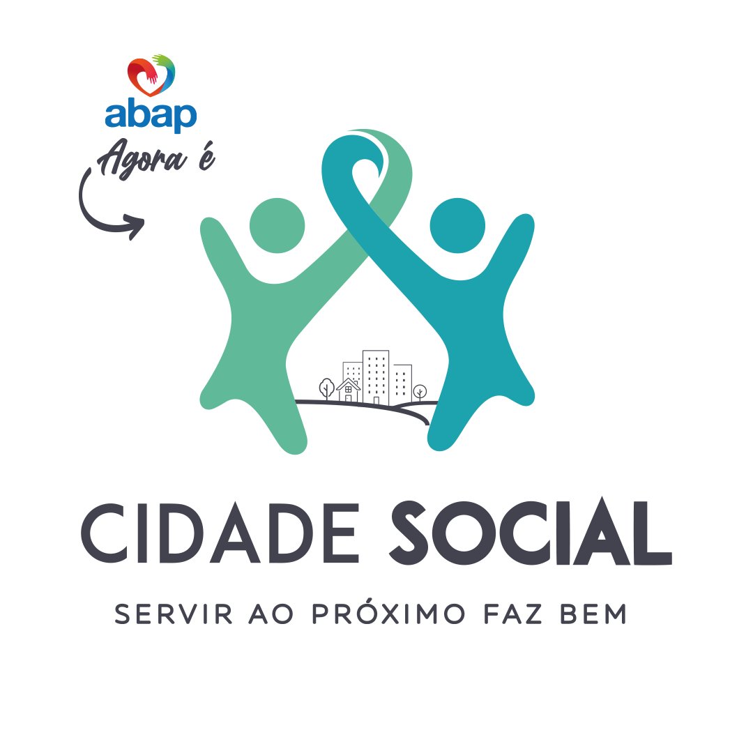 CidadeSocialSJC's tweet photo. A Abap agora é Cidade Social!
No ano em que a Abap completa 25 anos de existência, com muitas histórias e famílias transformadas, chegou o tempo de avançar!
Agora somos a Cidade Social, o braço social da @Igrejadacidadeonline.
CIDADE SOCIAL - SERVIR O PRÓXIMO FAZ BEM! https://t.co/5t7gQb7xGM