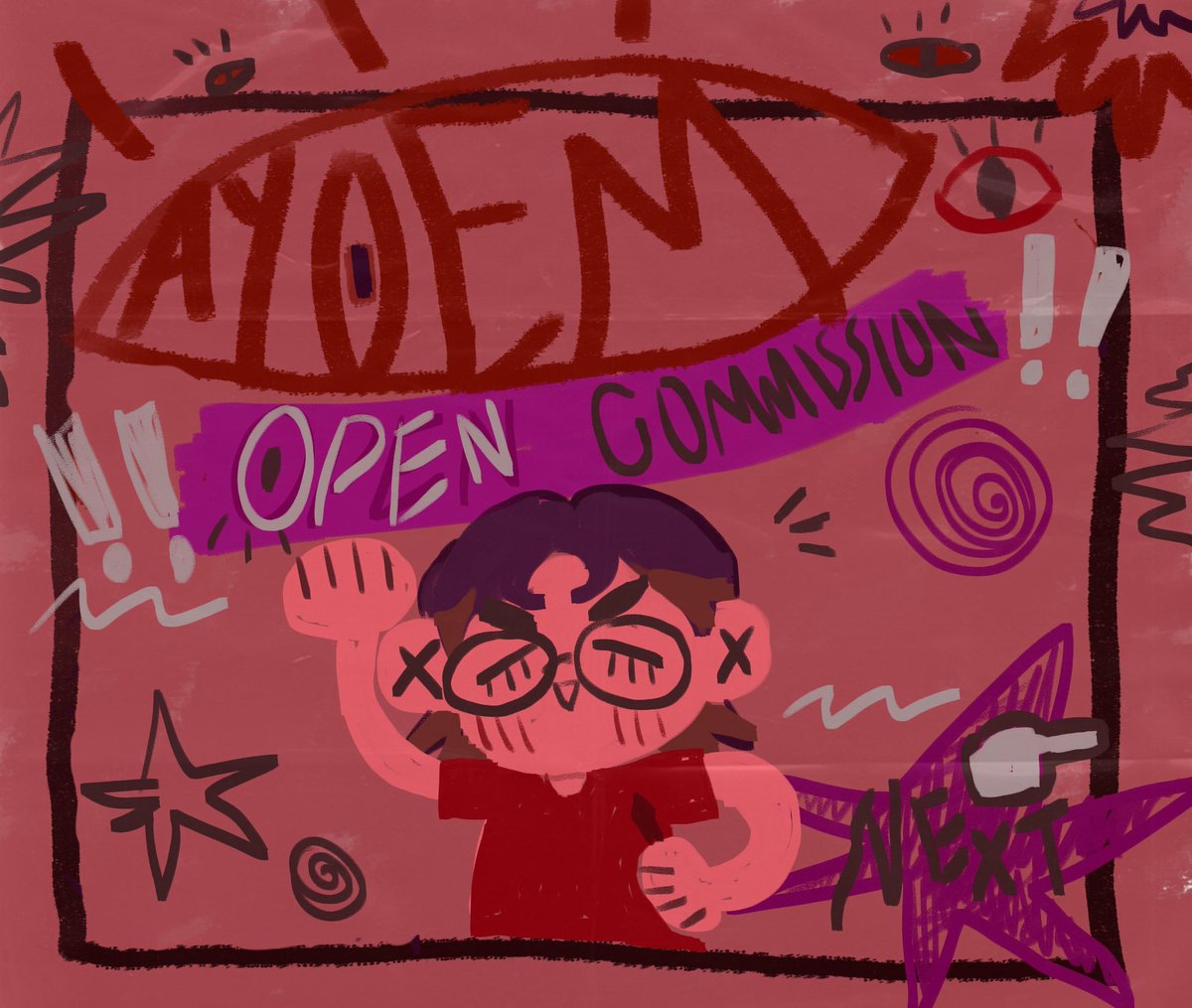 AYOOEEEMMM's tweet photo. 💥AYOEM OPEN COMMISSION 💥
[RT's and share are appreciated!]

hello! Now ayoem is officially open commission for 5 slots! Indonesia only 🇮🇩‼️if you interested HMU ON DM OR FOR MORE INFO go to my carrd >>https://t.co/Efjczor6wt

Get yours, before sold‼️
#artidn #commissionsopen https://t.co/UG178pj7Le