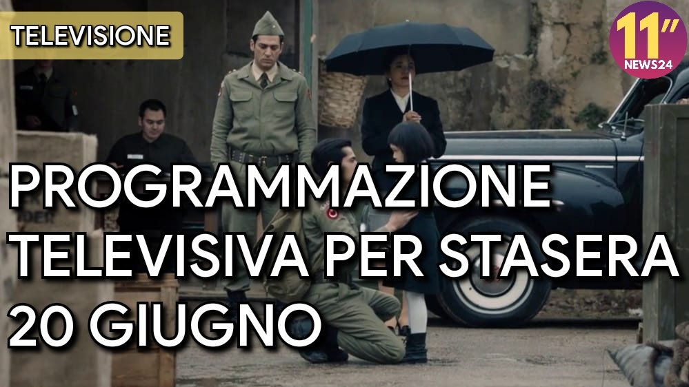 11sec Auf Twitter Televisione Programmazione Televisiva Per Stasera 20 Giugno Nei Piu Seguiti Canali In Chiaro Fonte Programmi Tv Link Https T Co Vb6iriacwp Https T Co E6thqjgriq