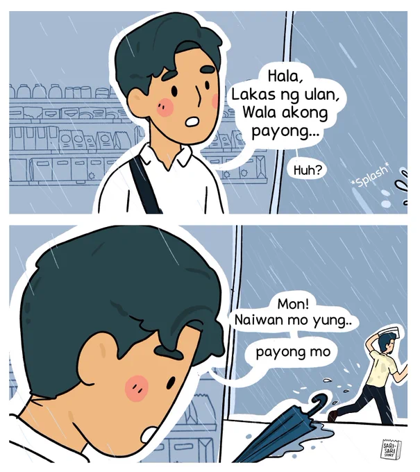 SWEET YAARRNN?? 🌧 ☔️ 🌧 
Follow @SarisariStory for more comics! 