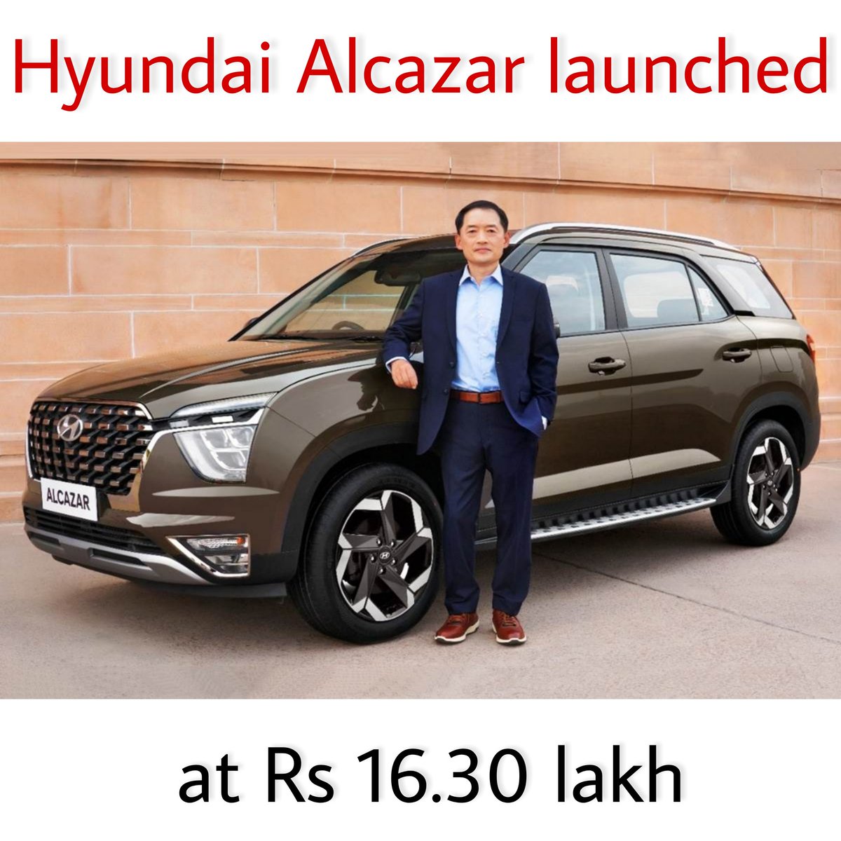 AutomobileMonks's tweet photo. Hyundai begun accepting bookings for the Alcazar online and at dealerships earlier this month, with the booking amount set at Rs 25,000.

#automobile #car #cars #creta2021 #creta  #automotiveart #India #HyundaiAlcazar #Alcazar #hyundaialcazarsuv #HyundaiVenue https://t.co/wFliqBt6kw