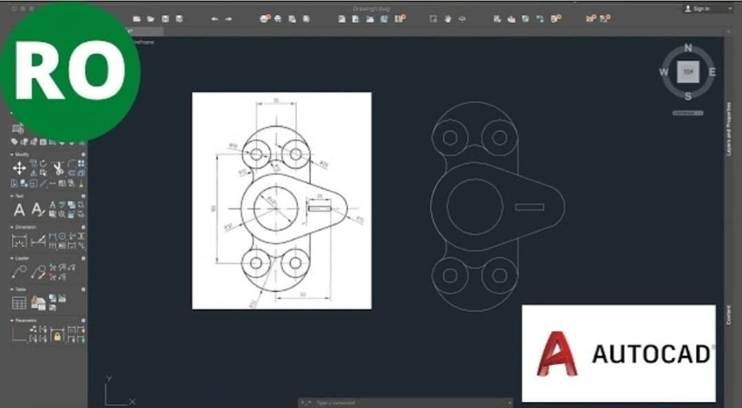 GCintea's tweet image. #AutoCAD #AutoCad_2D_Drawing #Exercise