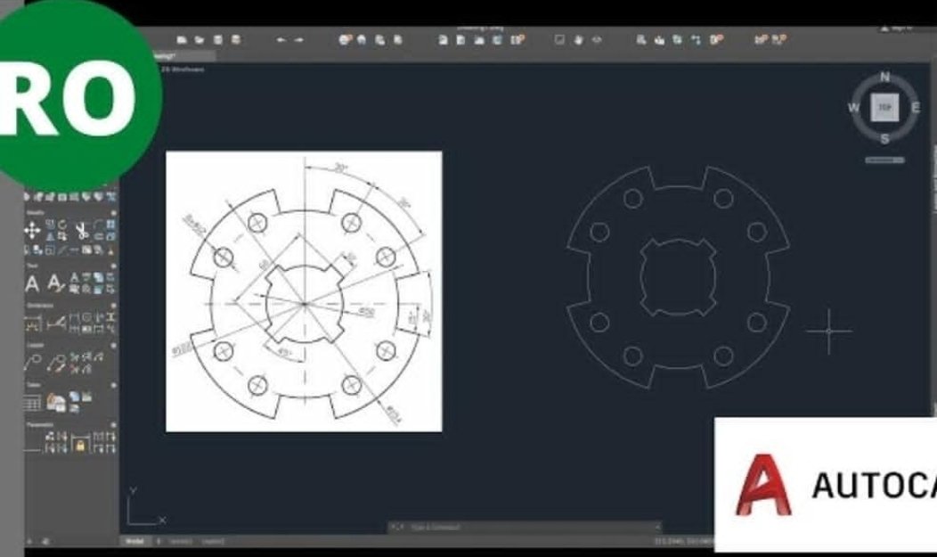GCintea's tweet image. #AutoCAD #AutoCad_2D_Drawing #Exercise