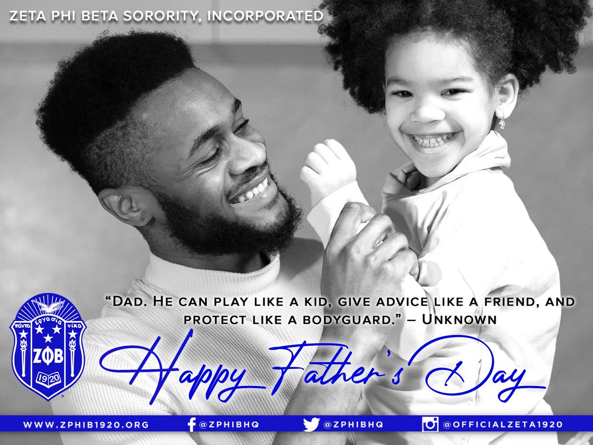 Happy Father’s Day to all the fathers and father figures! We appreciate you!

#zetaphibeta #zphib1920 #zphib #happyfathersday