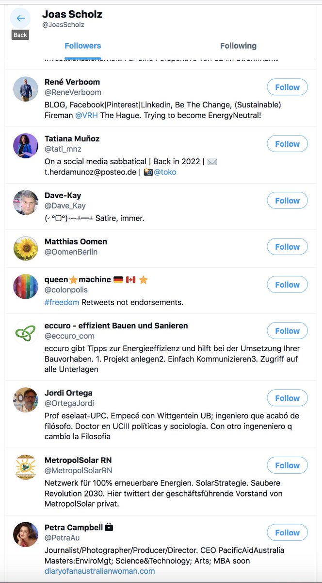 Joas is followed by already compromised accounts in investigations (see sub-thread in the end) by Svein T (72th follower) and WeDontHaveTime (24th follower):