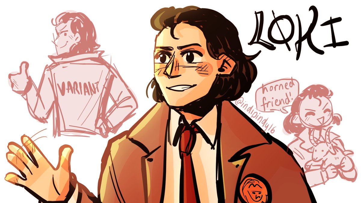 indipindy16's tweet photo. some loki doodles!! he's so cool #Loki  #lokifanart https://t.co/rQHpY9qbkR