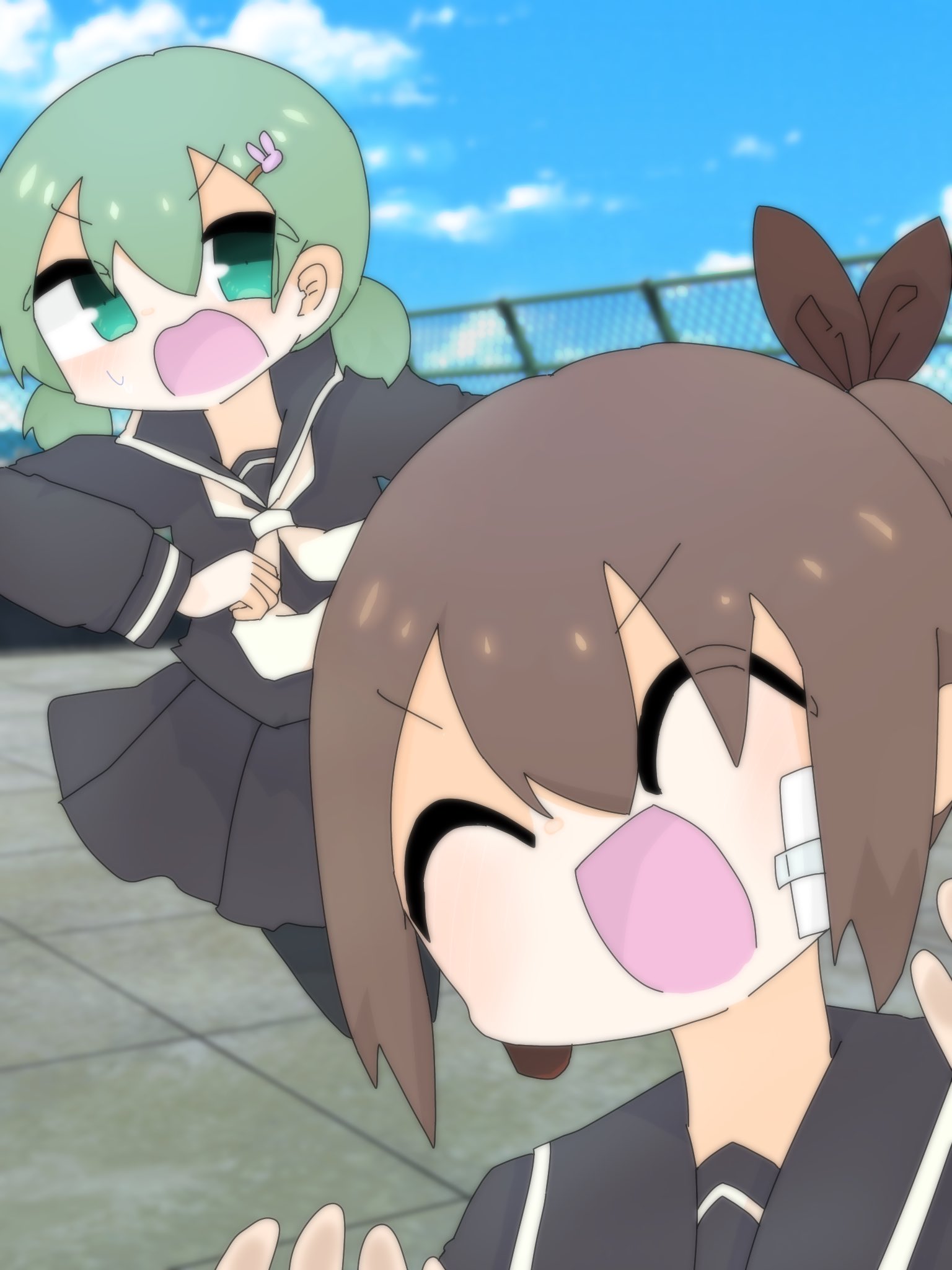 キツカ 最近バチバチにハマってるアニメスクショ風のうちの子絵みて 自創作アニメ化してるから見て 画面サイズ とか縦横比とかめちゃくちゃなせいで全然アニメスクショっぽくなってなかったりもするけどとりあえずアニメ化されてるから