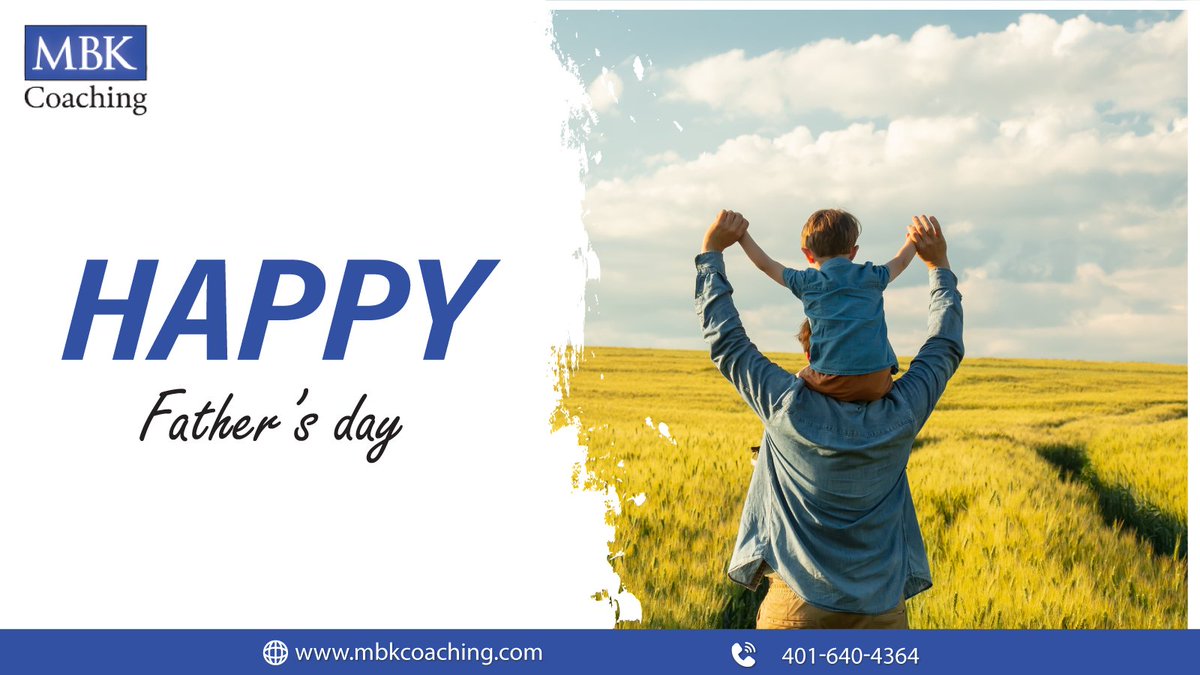 mbkcoachingllc's tweet photo. When you need real understanding, when you need someone to care, when you need someone to guide you … A father’s always there. He is the coach you always have. Happy Father’s day to all.
#fathersday #fathersdaygifts #dad #mbkcoaching https://t.co/gVx1qufU1C