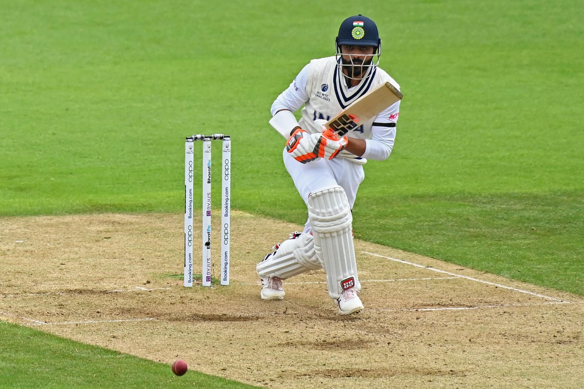 ICC's tweet photo. 200 up for India! 

The @BLACKCAPS have kept the pressure up, but Ravindra Jadeja and Ravichandran Ashwin are battling it out in the middle. 

#WTC21 Final | #INDvNZ | https://t.co/vVPo5tjev7 https://t.co/rWa61iDpLh