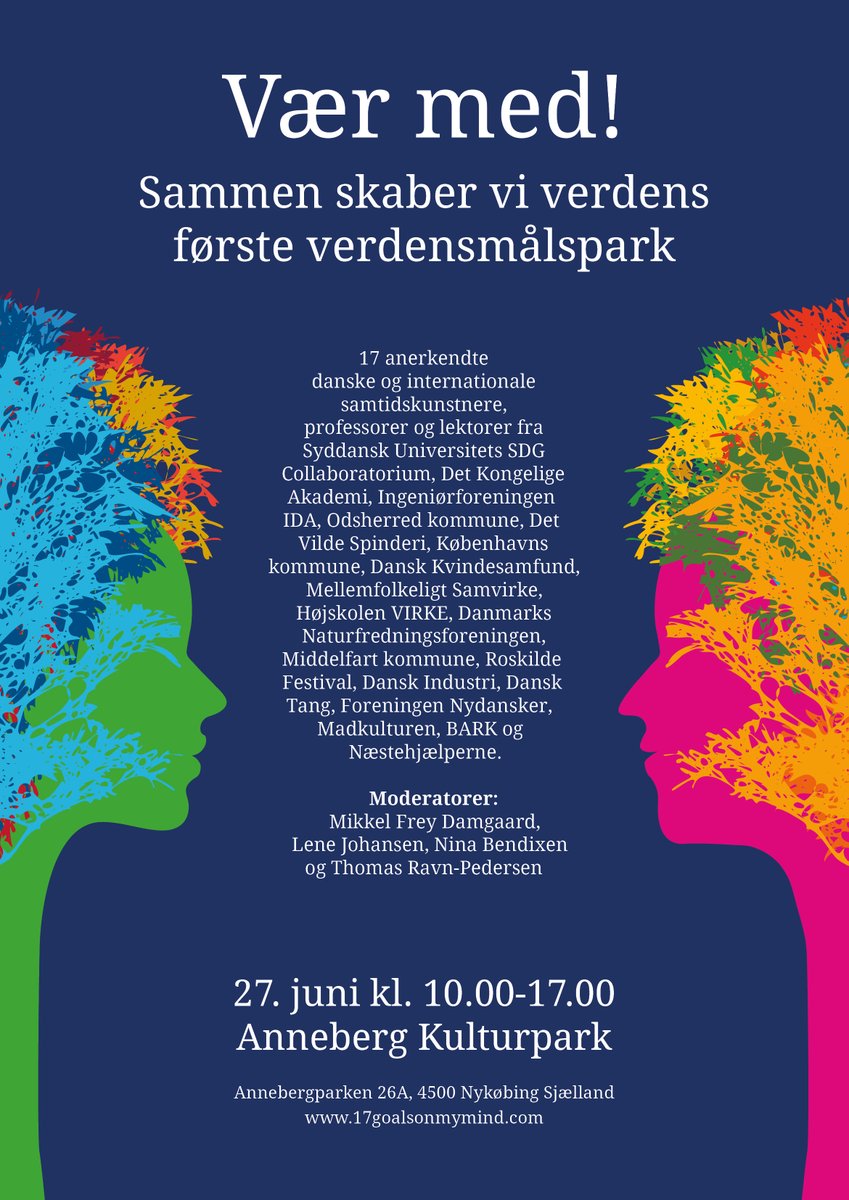 Kunstnere, praktikere og forskere mødes søndag den 27.6 i Nykøbing til dialog om lokal forankring af verdensmålene og åbning af en verdensmålsskulpturpark #17goalsonmymind