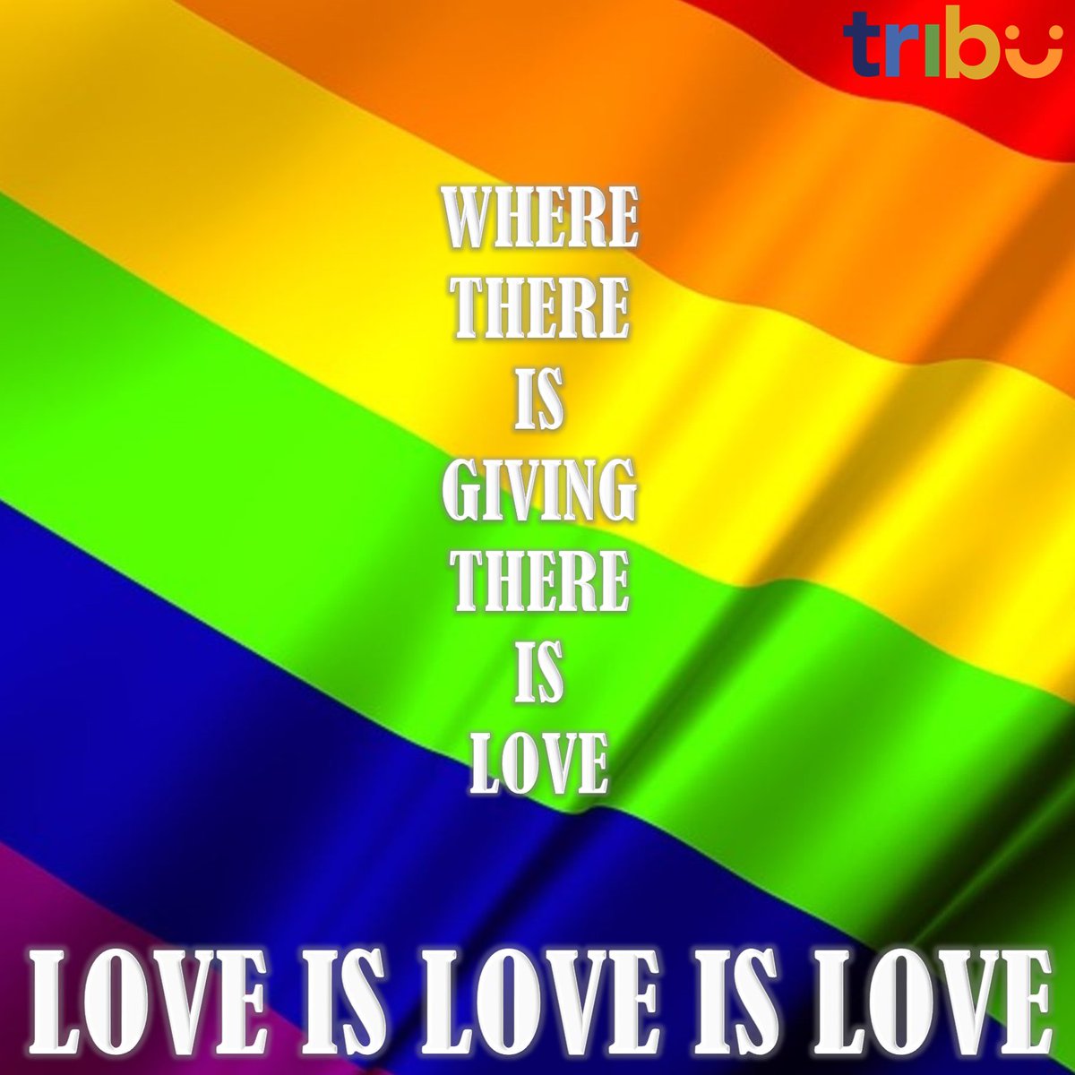 Happy Pride Week! At Tribu, we celebrate and accept all. We stand for more than just doing good, we want to make the world a better place.