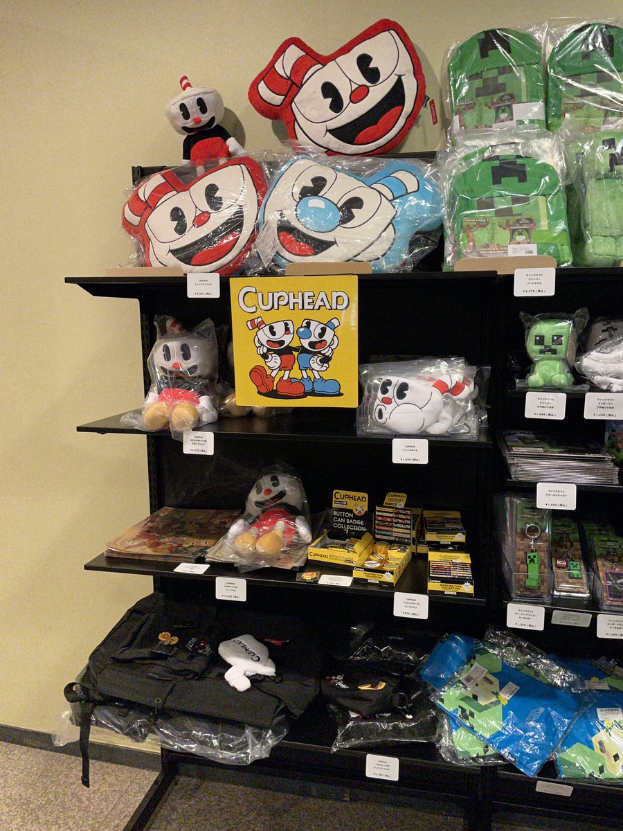 ふぃふす En Twitter ゲーセンミュージアム にcupheadのグッズがあるの草www